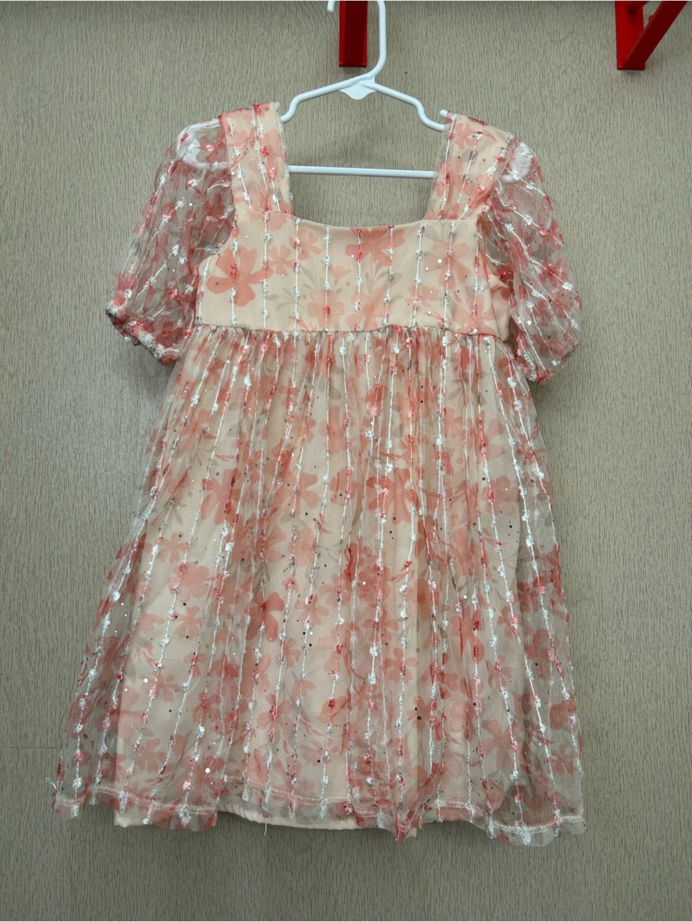 wonder nation - Pink Babydoll Dress - Size 5